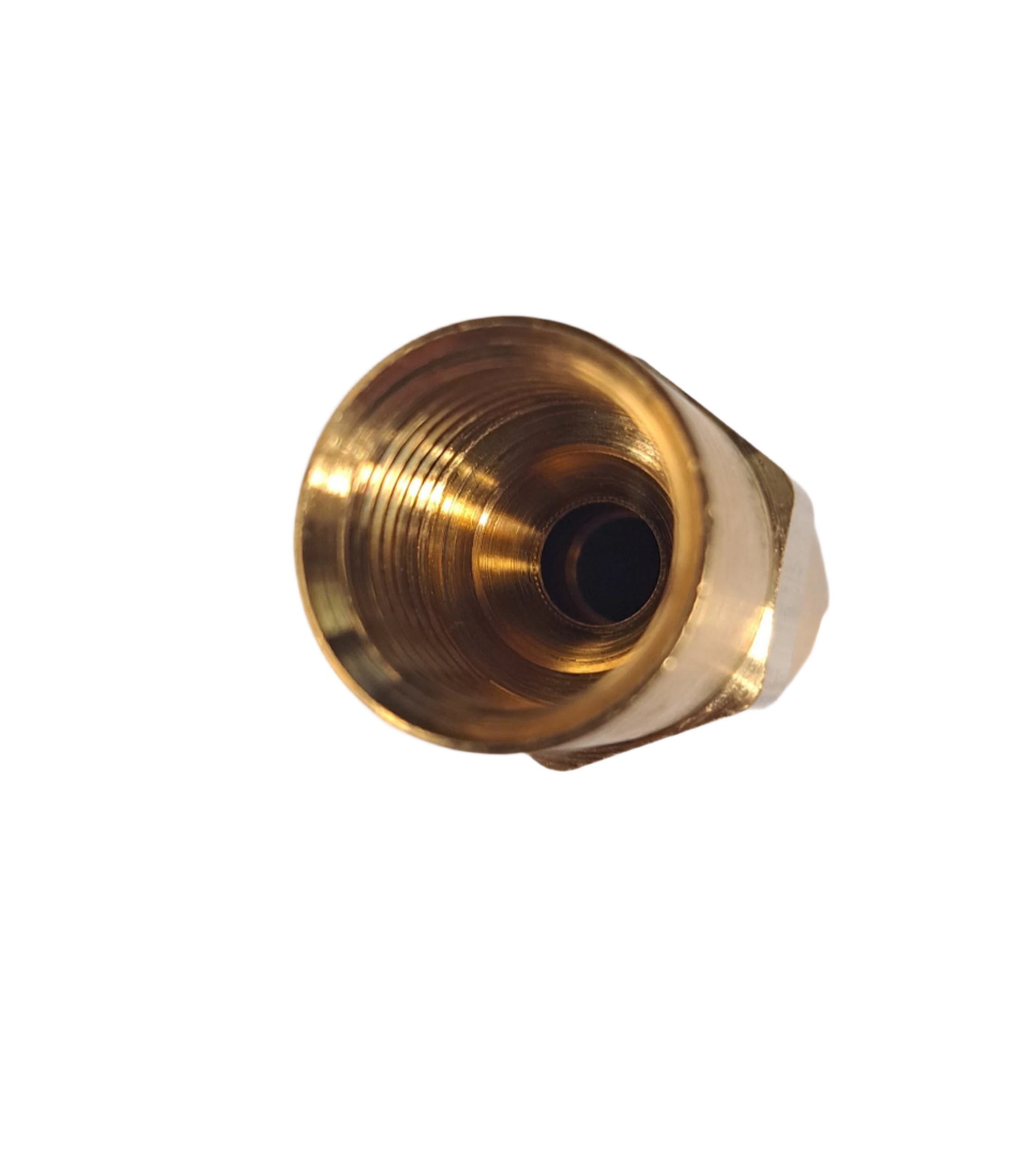 TIG Torch gas connector 5/8-18 female (with seat) to 5/8-18 male